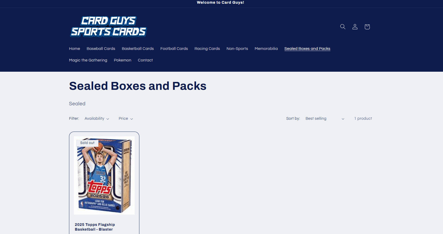 CardGuys.store — screenshot